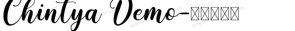 Chintya Demo字体转换